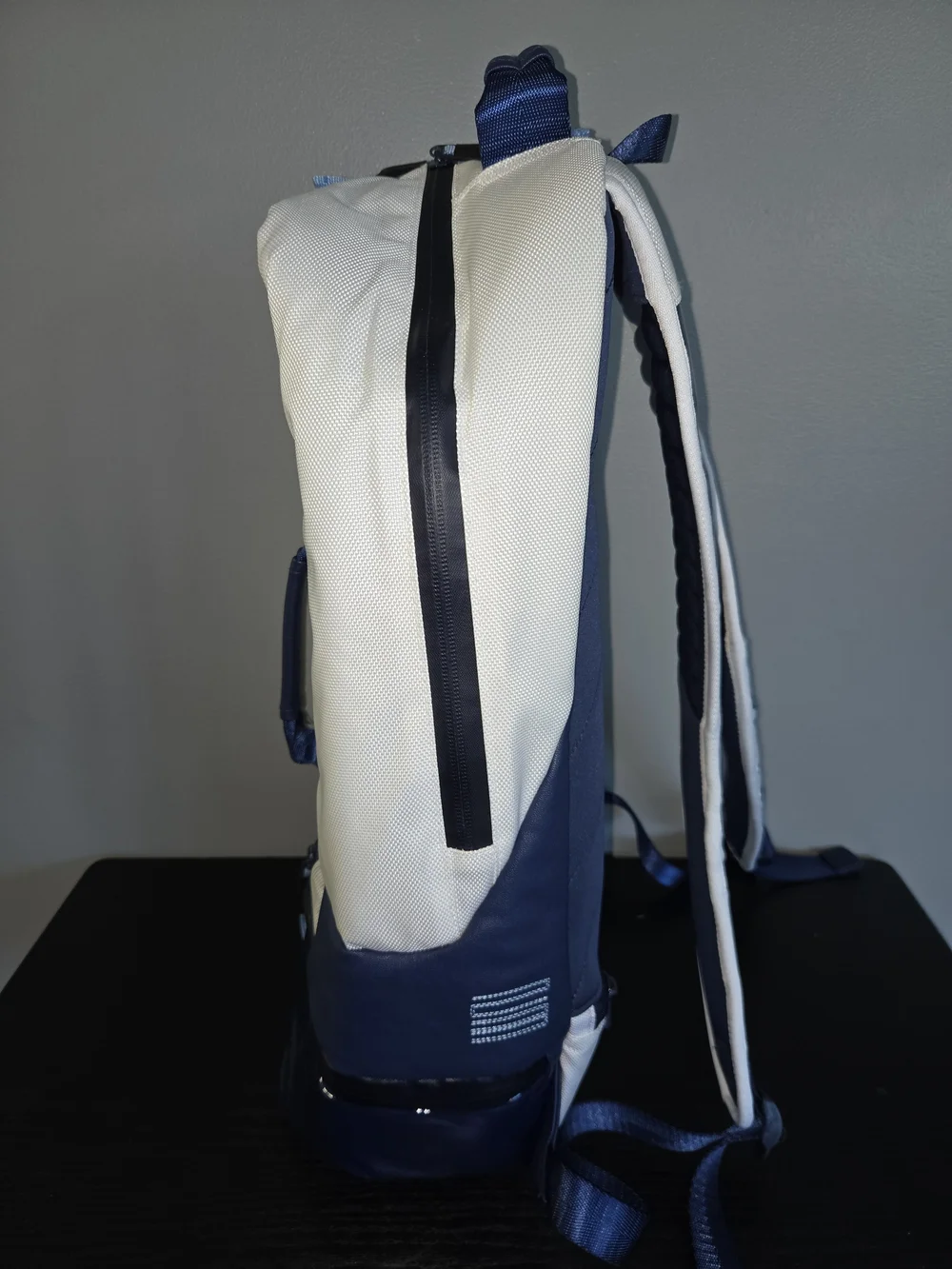 Jordan Retro 11 shoe backpack white and blue 22